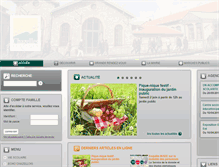 Tablet Screenshot of chazelles-sur-lyon.fr